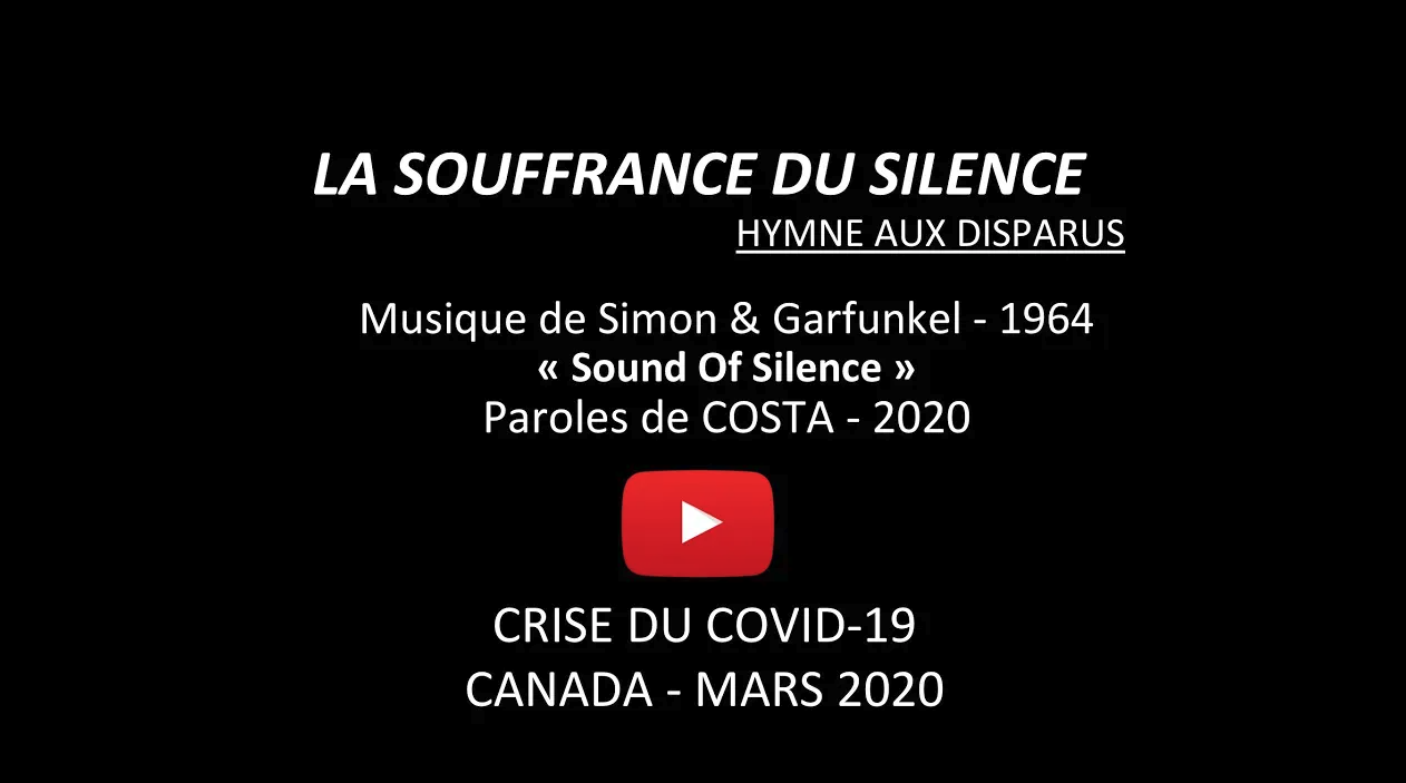 La souffrance du silence — cliquer pour lancer la vidéo