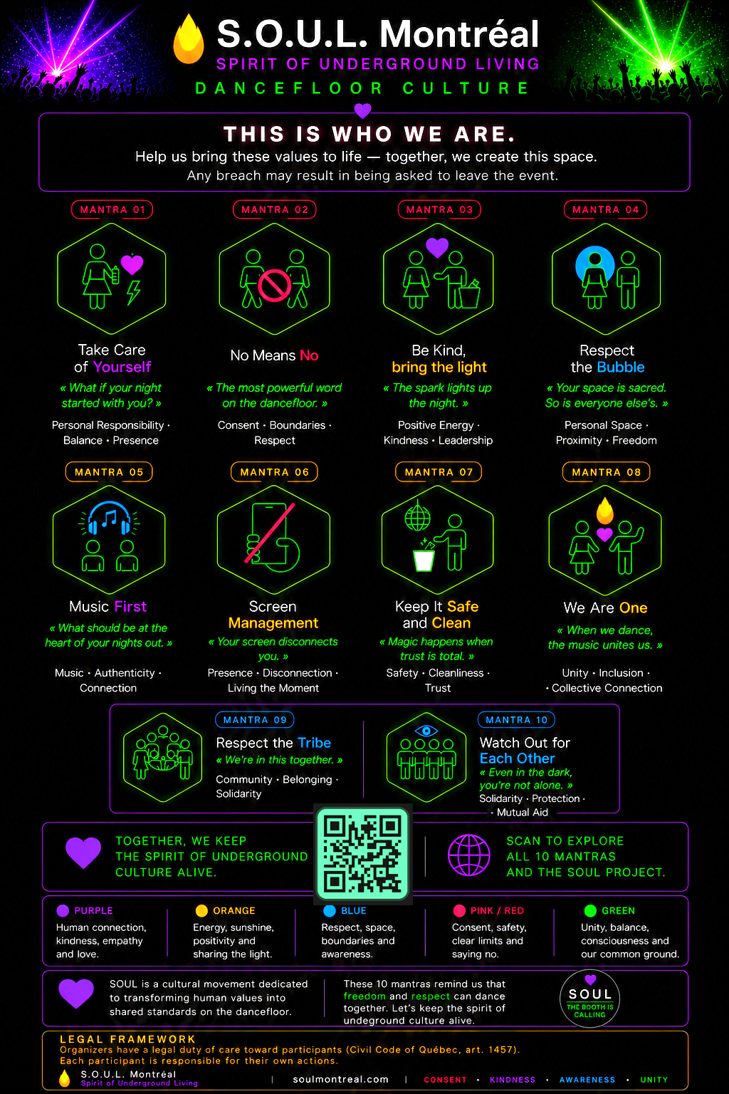 Poster — La Matrice des 10 mantras